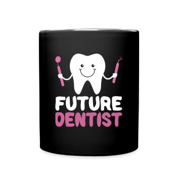 Futur Dentiste Junior Dentiste Baby Girl - Mug uni - noir - Devant