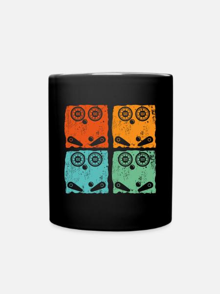 Vintage Pinball Player Pinball Machine - Tasse einfarbig - Schwarz