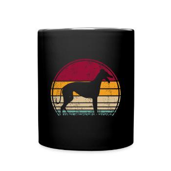 Galgo Espanol Espagne Chien Rétro Vintage Cadeau - Mug uni - noir - Devant