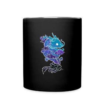 Dragon manga - Full Colour Mug - black - Front