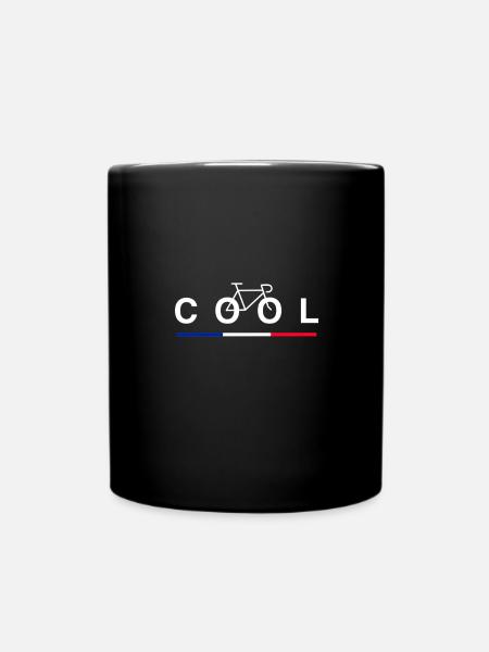 Passion vélo France - Mug uni - noir