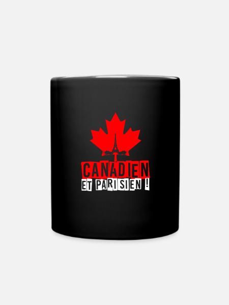 Canadien et Parisien - Mug uni - noir