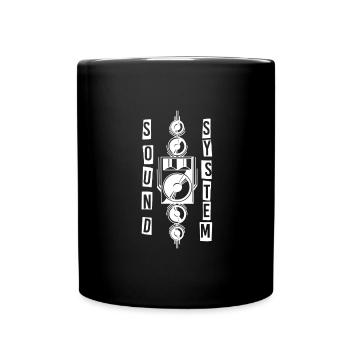 Sound System - Full Colour Mug - black - Front