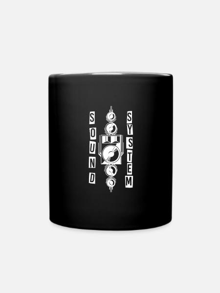 Sound System - Mug uni - noir