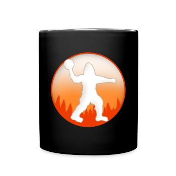Bigfoot Dodgeball - Full Colour Mug - black - Front