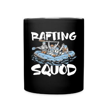 Tenue d’escouade de rafting pour les équipes de navigation de plaisance dans les montagnes - Mug uni - noir - Devant
