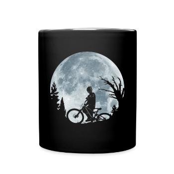 Moon Rider - Tasse einfarbig - Schwarz - Vorne
