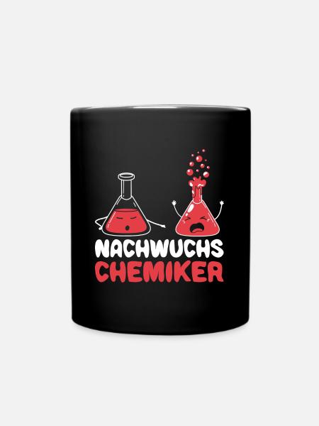 Nachwuchs Chemike r Chemie Baby jungen Lehrer - Tasse einfarbig - Schwarz