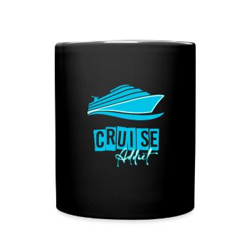 Cruise addict - gift for cruise enthusiasts - Full Colour Mug - black - Front