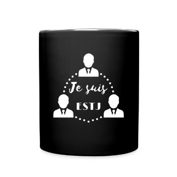 ESTJ Personality - Full Colour Mug - black - Front