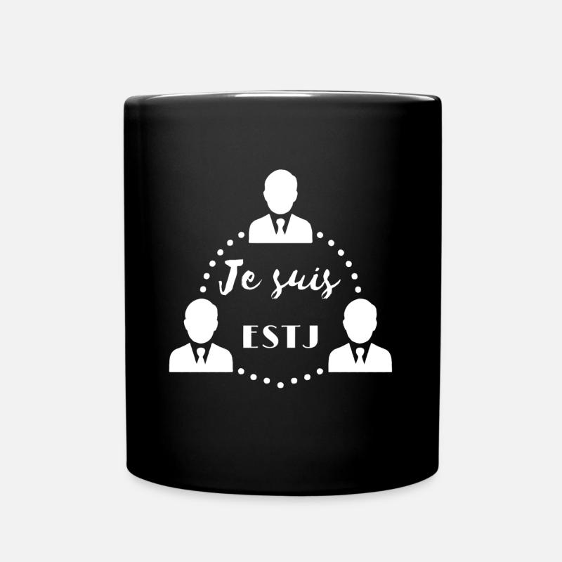 ESTJ Persönlichkeit - Tasse einfarbig - Schwarz