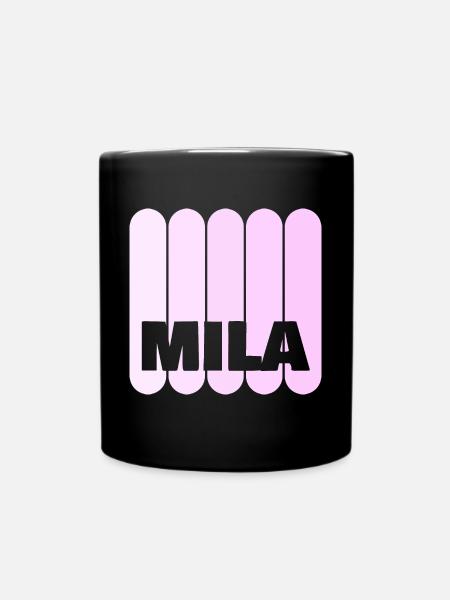 Mila - Mug uni - noir