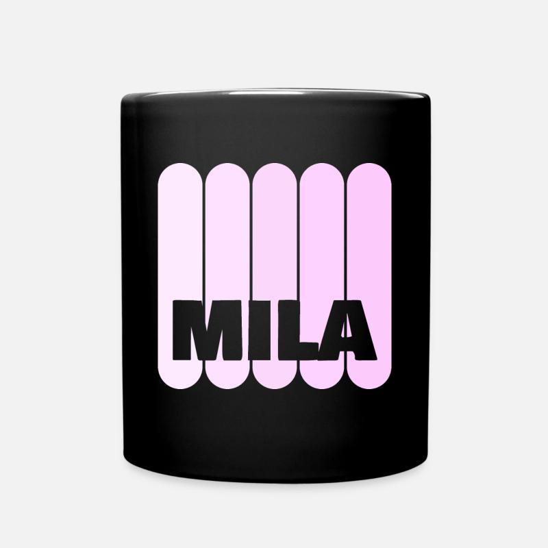 Mila - Mug uni - noir