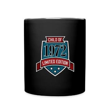 Child of 1972 - Tasse einfarbig - Schwarz - Vorne