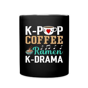 K-Pop Café Ramen K-Drama - Mug uni - noir - Devant