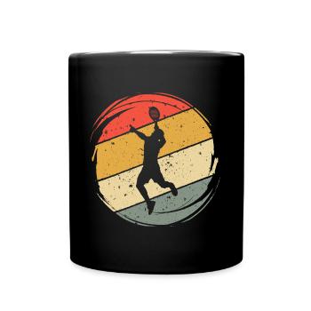 Padel Player Retro Padel Player Padel Tennis - Full Colour Mug - black - Front