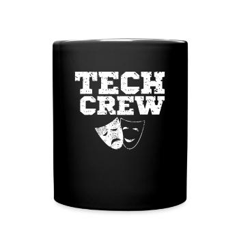 Tech Crew Sound Theater Uniform Musical Studio - Full Colour Mug - black - Front