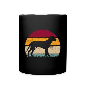 Schwarzwildbracke Slovenský Kopov Retro Vintage - Tasse einfarbig - Schwarz - Vorne