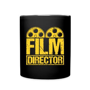 Film Movie Director Crew Member Uniform - Full Colour Mug - black - Front