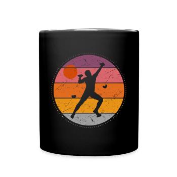 Klettern Bergsteiger Bouldern Kletterer - Tasse einfarbig - Schwarz - Vorne