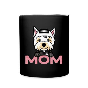 Westie Mama Dog West Highland White Terrier - Mug uni - noir - Devant
