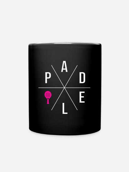 Padel Tennis Paddle Padel Player Padel Tennis - Full Colour Mug - black