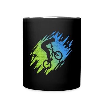BMX Rider Stunt Bike Freestyle BMX Bike - Mug uni - noir - Devant