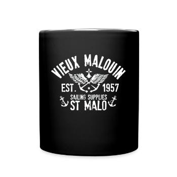 Vieux Malouin Sailing Supplies - Mug uni - noir - Devant