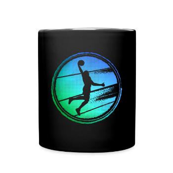 Basketball Players Young Basketball Players - Full Colour Mug - black - Front