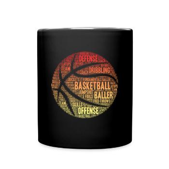Basketball Player Coach Basketball Player - Full Colour Mug - black - Front