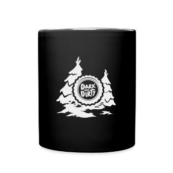 Roue de 4x4 en forêt - Dark and dirty - Mug uni - noir - Devant