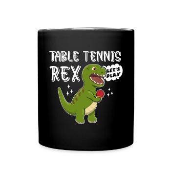 Table Tennis T-Rex - Mug uni - noir - Devant
