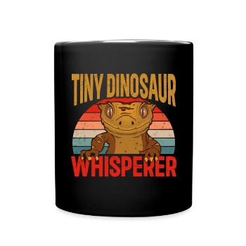 Lézard Gecko couronné Herpétologiste des reptiles - Mug uni - noir - Devant