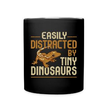 Lézard Gecko couronné Herpétologiste des reptiles - Mug uni - noir - Devant