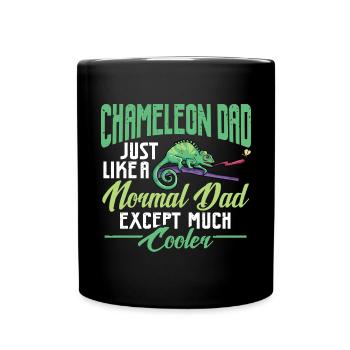 Herpétologiste des reptiles lézards caméléons - Mug uni - noir - Devant