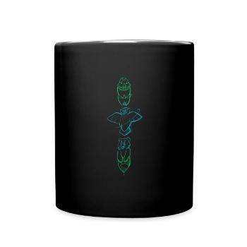 Animal-totem sketch - Full Colour Mug - black - Front