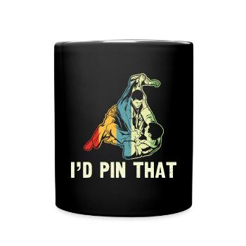 BJJ Jiu-Jitsu Brésilien - Mug uni - noir - Devant