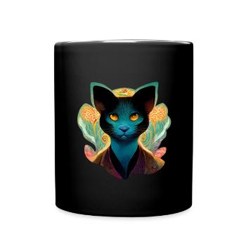Flowerbeast 13 - by Art Vindeyre - Full Colour Mug - black - Front