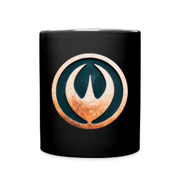 AI Medal #4 - Full Colour Mug - black - Front