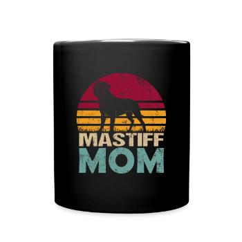 Vieux anglais Mastiff Maman Mama Mistress - Mug uni - noir - Devant