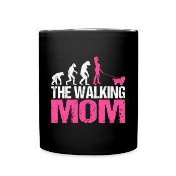 Shih Poo Shihpoo Dog Mix Mom Mama Mistress - Full Colour Mug - black - Front