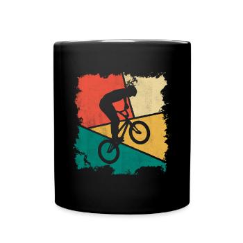 BMX Bike Tricks Cycliste Cascade BMX - Mug uni - noir - Devant
