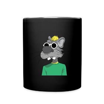 NFT GANG STAR RAT #0110 - Mug uni - noir - Devant