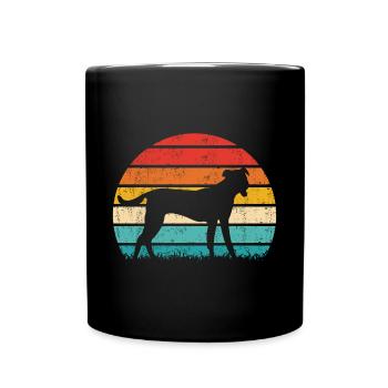 Bardino Majorero Canario Retro Vintage - Mug uni - noir - Devant