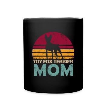 Jouet Fox Terrier Fox Terrier Maman Maman Maîtresse - Mug uni - noir - Devant