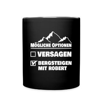 robert - Tasse einfarbig - Schwarz - Vorne