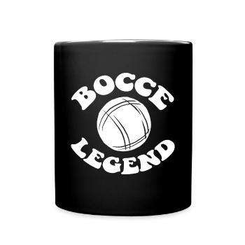Bocce Legend Citation Bocce Ball avec Jack Bocci - Mug uni - noir - Devant