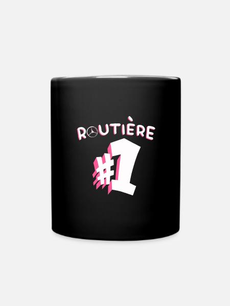 Routière number one - Mug uni - noir