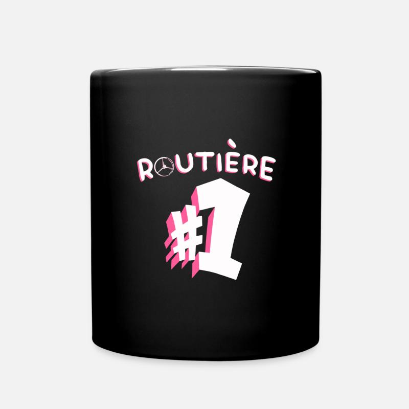 Routière number one - Mug uni - noir