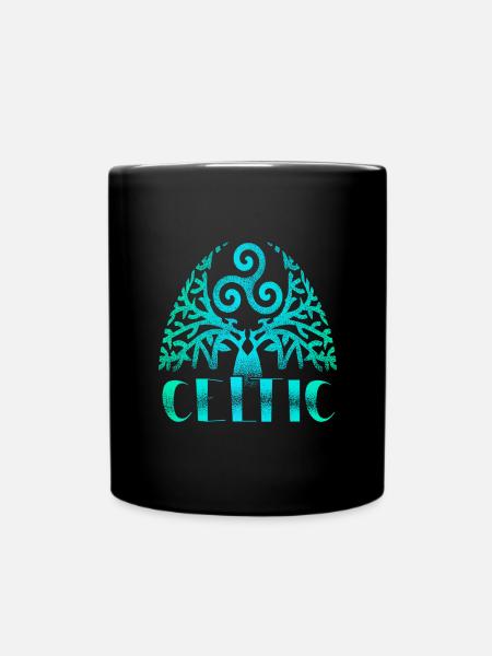 Design coloré Celtique Dot - Mug uni - noir